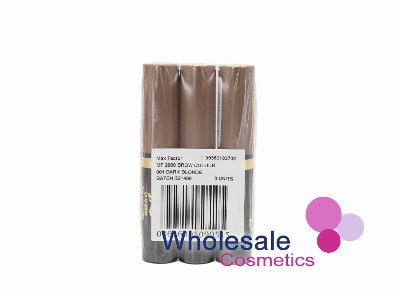 9 x Max Factor 2000 Calorie Brow Sculpt - 001 DARK BLONDE
